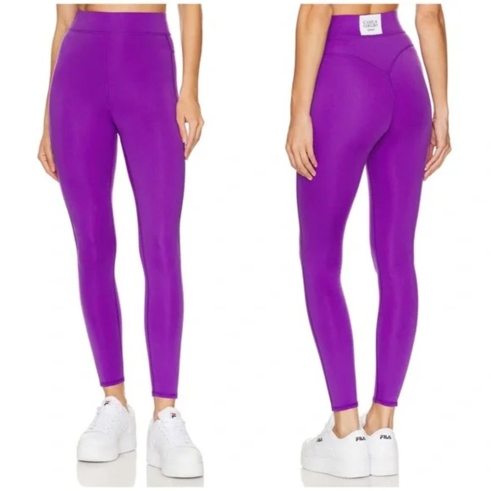 CAMILA COELHO || Palmira 7/8 Legging in Royal Purple - SZ XXS 💜NWT💜 - Picture 4 of 9